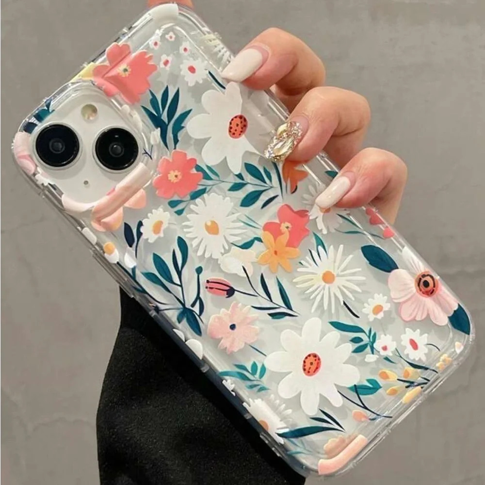 ⚠️Clearance iPhone 14/Pro/Pro Max Floral Phone Case - Picture 1 of 4